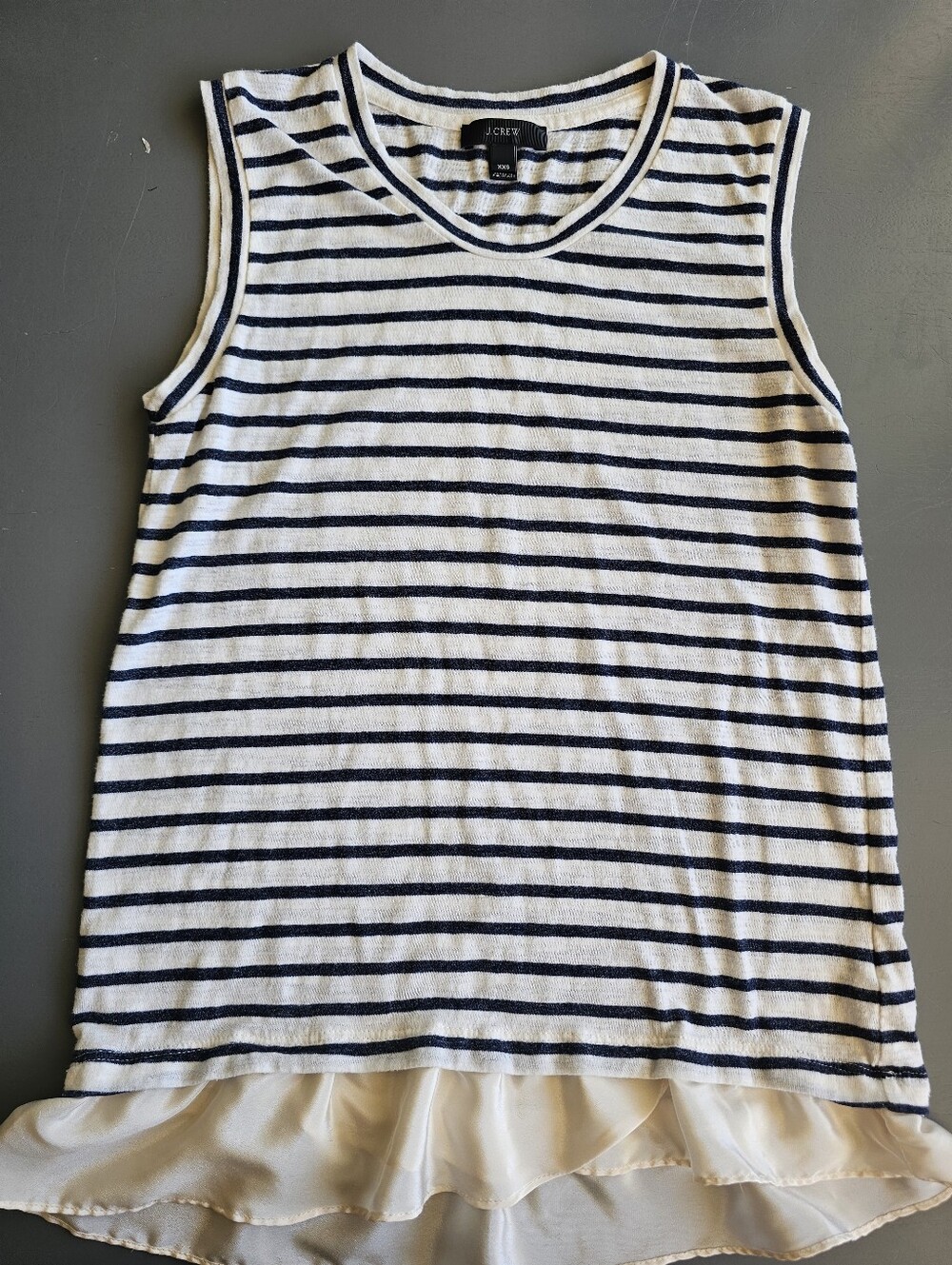 Womens J Crew Sleeveless Top Sz Xxs